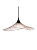 Beliani Pendelleuchten MAZARO in Kupfer/Schwarz - (W) 50 x (H) 125 x (L) 50 cm