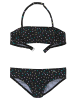 Buffalo Bandeau-Bikini in schwarz-bedruckt