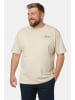 Men Plus Kurzarm T-Shirt in dunkles kitt
