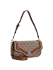 Guess Dea Flap - Schultertasche (coal logo) in latte logo