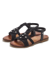 LASCANA Sandale in schwarz