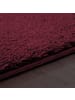 KADIMA DESIGN Teppich Kurzflor waschbar Unifarben Wohnzimmer in Rot