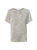comma Bluse in ecru schwarz