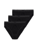 Haasis Bodywear 3er-Set: Slip in schwarz