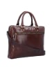 Leonhard Heyden Cambridge Aktentasche Leder 37 cm Laptopfach rotbraun