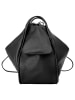 X-ZONE City-Rucksack echt Leder in schwarz