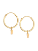 Elli Ohrringe 925 Sterling Silber Dreieck in Gold