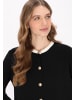 DreiMaster Maritim Women Cardigan in black