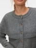 Vero Moda Strickjacke in Medium Grey Melange