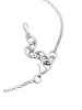 Elli Armband 925 Sterling Silber Anker, Herz, Bi Color_Tri Color, Kreuz in Silber