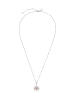 PURELEI Kette Sun Rosenquarz Silber