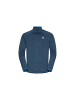 Odlo Midlayer half Zip Shirt Run Easy Warm in Dunkelblau