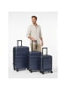 Police Dublin 4 Rollen Kofferset 3-teilig mit Dehnfalte dark blue