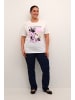 KAFFE curve T-Shirt kurzarm KCrie Regular fit in Chalk