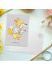 Mr. & Mrs. Panda Postkarte Apotheker Herz ohne Spruch in Grau Pastell