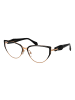 Ana Hickmann Damen Optische Fassungen Katzenauge Schwarz