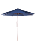 Beliani Marktschirm TOSCANA in Blau/Gold/Braun - (W) 270 x (H) 254 x (L) 270 cm