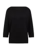 Cecil Batwing Shirt mit Tape in Schwarz
