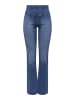 ONLY Flared fit jeans in Medium Blue Denim