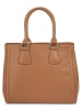 Cluty Handtasche Solcuore echt Leder in cognac