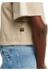 G-Star Raw Washed Mix Boxy Cropped T-Shirt dk brick gd