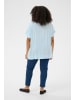KAFFE curve Kurzarm-Bluse KCmille Loose fit in Nantucket Breeze