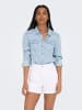 ONLY Hemd in Light Blue Denim