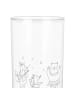 Mr. & Mrs. Panda Glas Waldtiere Aloha ohne Spruch in Transparent