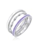 Elli Ring 925 Sterling Silber Ring Set in Silber