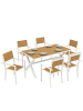 Outsunny Outdoor Essgruppe in Teak 160L x 86B x 72H cm