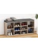 VCM  Holz Regal Schuhschrank Schuhregal Hinsol S in Sonoma-Eiche