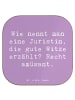 Mr. & Mrs. Panda Glas-Untersetzer Spruch Juristin Humor mit Spruch in Lavendeltraum