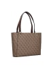 Guess Noelle Shopper Tasche 37 cm in latte logo-brown