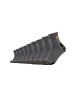 camano Arbeitskurzsocken 9er Pack dark grey melange