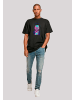 F4NT4STIC Oversize T-Shirt TV Times Jeremy Beadle 1982 Pop Art in schwarz