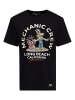 King Kerosin King Kerosin Print T-Shirt Mechanic Crew in schwarz