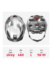 ABUS Fahrradhelm Hyban 2.0 - in chrome silver