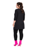 Ulla Popken Longshirt in schwarz