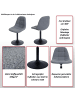 MCW 2er-Set Esszimmerstuhl A60, Dunkelgrau