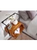 FineBuy Nachttisch in Braun / Mango / 44x35x45