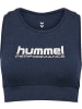 Hummel Sport-BH "Pulse Logo Light Support Bra" in Blau