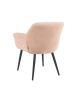DUBI Möbel 2er-Set: Esszimmerstuhl Mika-Remo in Rosa - (B)65 x (H)81 x  (T)66 cm
