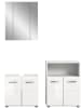 ebuy24 Badmöbelset Ice (3-teilig) Weiß 135 x 32 cm