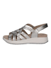 Caprice Sandalen in Metallic Silver