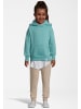 New Life Hoodie Hoodie Kapuzen Pullover mit Shirt in türkis