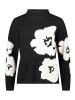 Betty Barclay Feinstrickpullover mit Stehkragen in Patch Black/Cream
