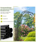 COSTWAY Rosenbogen halbrund 150x39x250cm in Schwarz