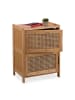 relaxdays Beistellschrank in Natur - (B)42 x (H)56 x (T)30 cm