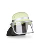 relaxdays 6 x Feuerwehrhelm in Gelb - (B)22,5x (H)24,5 x (T)28 cm