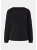 comma Sweatshirt langarm in Schwarz